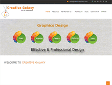 Tablet Screenshot of creativegalaxy.com